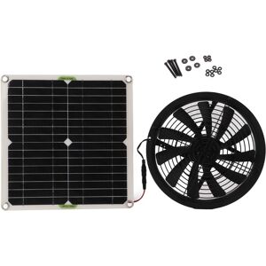 1-Solar Panel Powered Fan 100w Cooling Solar Panel Fan Kit Iron Mesh Protection 1-Solar Panel Powered Fan 100w Cooling Solar Panel Fan Kit Iron Mesh Protection