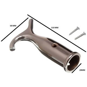 Onestopdiy Sash Window Blind Pole Hook Chromed Brass Pack Of 24 Onestopdiy Sash Window Blind Pole Hook Chromed Brass Pack Of 24