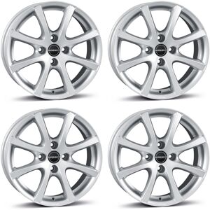 4 Borbet Wheels Lv4 6.5x15 Et20 4x108 Sil For Ds Ds3 4 Borbet Wheels Lv4 6.5x15 Et20 4x108 Sil For Ds Ds3