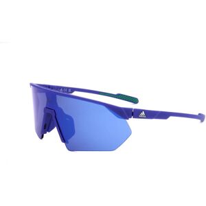 adidas Sport Sp0076 91q Matte Blue 0/0/125 Woman Sunglasses adidas Sport Sp0076 91q Matte Blue 0/0/125 Woman Sunglasses