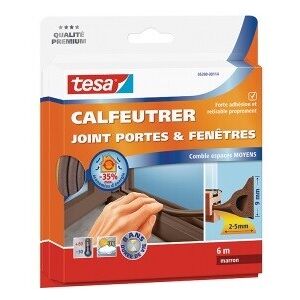 Tesa Rubber Seal Strip P 6 M X 9 Mm Brown Door And Window Weatherstripping Tesa Rubber Seal Strip P 6 M X 9 Mm Brown Door And Window Weatherstripping