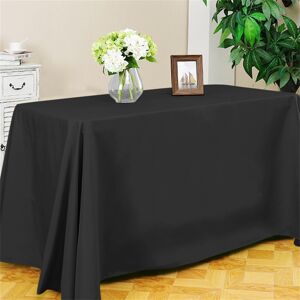 Time To Sparkle 10pcs 90 X 132 Inch (Rectangle) Black Polyester Tablecloth Cover Time To Sparkle 10pcs 90 X 132 Inch (Rectangle) Black Polyester Tablecloth Cover