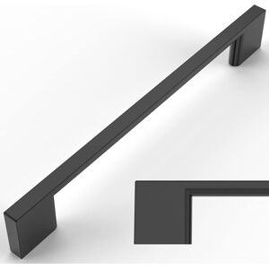 Amerdeco 10 Pack Matte Black Cabinet Pulls - 6.3 Inch(160mm) Hole Centers Kitch Amerdeco 10 Pack Matte Black Cabinet Pulls - 6.3 Inch(160mm) Hole Centers Kitch