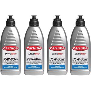 Carlube Mtf780 Mtfu 75w80 Manual Transmission Fluid Gear Oil 1l X4 Carlube Mtf780 Mtfu 75w80 Manual Transmission Fluid Gear Oil 1l X4
