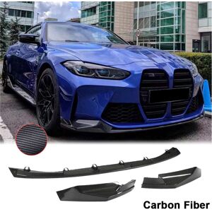 Carmotoring Carbon Fiber Front Bumper Lip Spoiler Bodykit Fit For Bmw G80 M3 G82 M4 2021-22 Carmotoring Carbon Fiber Front Bumper Lip Spoiler Bodykit Fit For Bmw G80 M3 G82 M4 2021-22