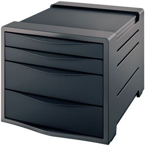 Rexel Choices Drawer Cabinet Stationery Stackable Storage (Grey/black) 2115609 Rexel Choices Drawer Cabinet Stationery Stackable Storage (Grey/black) 2115609