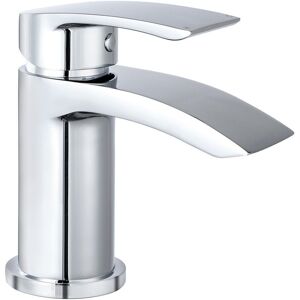 Bathroom House Modern Curved Single Lever Basin Mixer Tap Luxury Chrome Finish Bathroom House Modern Curved Single Lever Basin Mixer Tap Luxury Chrome Finish