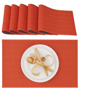Relaxdays Place Mats Bamboo Placemats Table Protectors Washable Moisture Resistant Relaxdays Place Mats Bamboo Placemats Table Protectors Washable Moisture Resistant