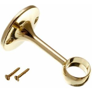 Onestopdiy Brass Support Brackets - Towel Rail Center Support - Bathroom Accessories Onestopdiy Brass Support Brackets - Towel Rail Center Support - Bathroom Accessories