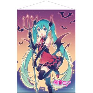 Hatsune Miku Halloween Wall Scroll Tapestry (Popbuddies) Official New Sealed Hatsune Miku Halloween Wall Scroll Tapestry (Popbuddies) Official New Sealed