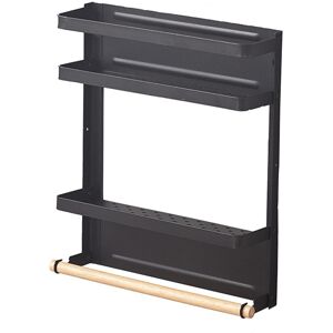 Sodial 1pcs Hanging Fridge Shelf Spice Rack Wall Shelf Refrigerator Shelf (Black) M1x2 Sodial 1pcs Hanging Fridge Shelf Spice Rack Wall Shelf Refrigerator Shelf (Black) M1x2