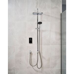 Triton Showers Triton Envi 10.5kw Electric Shower With Duelec Shower Kit - Silver Geenvd12 Triton Showers Triton Envi 10.5kw Electric Shower With Duelec Shower Kit - Silver Geenvd12
