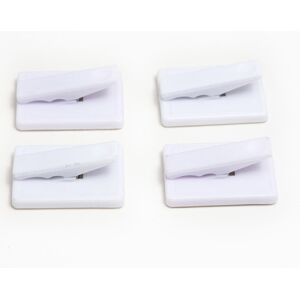 12 X Bill Clips Self Adhesive Note Holder Sprung White Plastic Onestopdiy New 12 X Bill Clips Self Adhesive Note Holder Sprung White Plastic Onestopdiy New