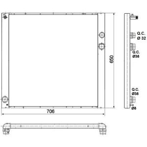 Nrf Radiator For Land Rover Range Rover Supercharged 4.2 May 2005 To May 2012 Nrf Radiator For Land Rover Range Rover Supercharged 4.2 May 2005 To May 2012