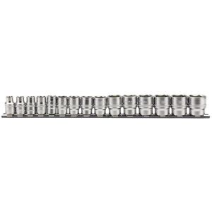 Draper Expert Metric Socket Set On A Metal Rail, 3/8" Sq. Dr. (15 Piece) Draper Expert Metric Socket Set On A Metal Rail, 3/8" Sq. Dr. (15 Piece)