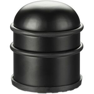 Relaxdays Set Heavy Anti-Slip Doorstop Buffer Round Stainless Steel Black Door Stopper Relaxdays Set Heavy Anti-Slip Doorstop Buffer Round Stainless Steel Black Door Stopper
