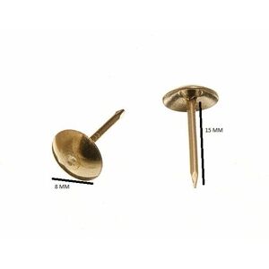 Onestopdiy New 4,000 X Decorative Upholstery Stud Nails Eb Brass Plated 6.5 X 16mm - Onesto Onestopdiy New 4,000 X Decorative Upholstery Stud Nails Eb Brass Plated 6.5 X 16mm - Onesto