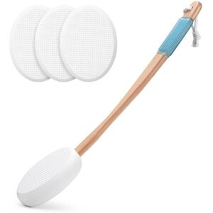 Sodial 5x(Lotion Applicator For Back, Feet, 4 Replaceable Pads, 1 Long Handle,5191 Sodial 5x(Lotion Applicator For Back, Feet, 4 Replaceable Pads, 1 Long Handle,5191