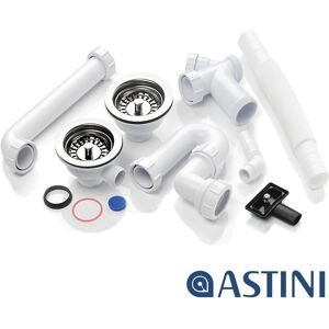 Mcalpine Astini, Rak, Rangemaster 1.5 Bowl Chrome Waste, Overflow & Plumbing Kit Wpak3np Mcalpine Astini, Rak, Rangemaster 1.5 Bowl Chrome Waste, Overflow & Plumbing Kit Wpak3np