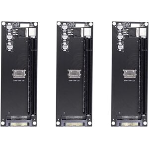 3x Pcie To Sff-8611 Adapter,Oculink Sff-8611 To Pcie Pci-Express 16x 4x4333 3x Pcie To Sff-8611 Adapter,Oculink Sff-8611 To Pcie Pci-Express 16x 4x4333
