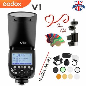Uk Godox V1o 2.4g Ttl Li-On Hss 1/8000s Speedlight+ak-R1 For Olympus Panasonic Uk Godox V1o 2.4g Ttl Li-On Hss 1/8000s Speedlight+ak-R1 For Olympus Panasonic