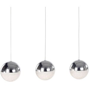 Litecraft Visconte Corona Ceiling Pendant Bar Sparkle Ball Led 3 Light - Polished Chrome Litecraft Visconte Corona Ceiling Pendant Bar Sparkle Ball Led 3 Light - Polished Chrome