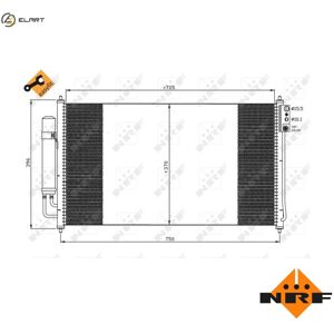 Nrf Condenser Air Conditioning 35878 For Nissan Murano/suv Vq35de 3.5l 6cyl Murano I Nrf Condenser Air Conditioning 35878 For Nissan Murano/suv Vq35de 3.5l 6cyl Murano I