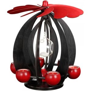 Erzgebirgische Volkskunst Drechslerei Schalling Floating Pyramid Anthracite Ruby Red Lxhxw 30.5x39x30.5cm New Floating Pyramid Erzgebirgische Volkskunst Drechslerei Schalling Floating Pyramid Anthracite Ruby Red Lxhxw 30.5x39x30.5cm New Floating Pyramid