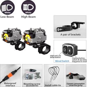 Does Not Apply Future Eyes F150 Motorcycle Led Fog Lights Yellow Auxiliary Driving Spotlight Does Not Apply Future Eyes F150 Motorcycle Led Fog Lights Yellow Auxiliary Driving Spotlight