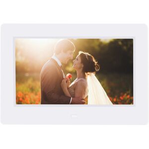 White 7inch 1024*600hd Digital Photo Picture Frame Alarm Clock Player Album Sg White 7inch 1024*600hd Digital Photo Picture Frame Alarm Clock Player Album Sg
