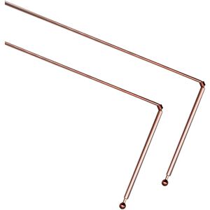 Sodial 6x(Dowsing Rods - 99.9% Pure Copper 2pcs Divining Rods - For Ghost Huntings7298 Sodial 6x(Dowsing Rods - 99.9% Pure Copper 2pcs Divining Rods - For Ghost Huntings7298