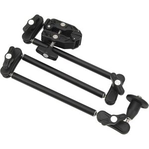 Adjustable Articulating Friction Arm Super Clamp With 1/4in 3/8in Thread For Sl Adjustable Articulating Friction Arm Super Clamp With 1/4in 3/8in Thread For Sl