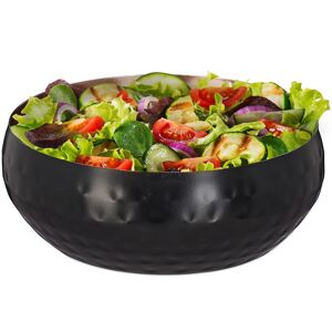 Relaxdays Hammered Mixing Food Bowl Set Salad Preparation Stainless Steel 5x13cm Serving Relaxdays Hammered Mixing Food Bowl Set Salad Preparation Stainless Steel 5x13cm Serving