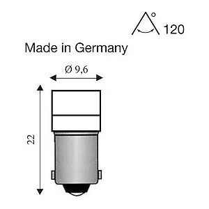 Wimex Wimex B.Led Ba9s - 240V AC Red Light Bulb Wimex Wimex B.Led Ba9s - 240V AC Red Light Bulb