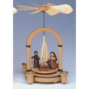 Kwo Kunstgewerbe-Werkstätten Olbernhau Gmbh Table Pyramid Birth Of Christ Natural Wxdxh= 13x13x23cm New Table Decoration Kwo Kunstgewerbe-Werkstätten Olbernhau Gmbh Table Pyramid Birth Of Christ Natural Wxdxh= 13x13x23cm New Table Decoration