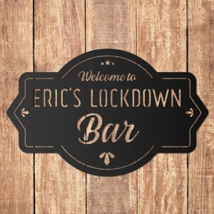 Black Country Metal Works New Welcome To The Bar Personalised Steel Wall Art Black Country Metal Works New Welcome To The Bar Personalised Steel Wall Art