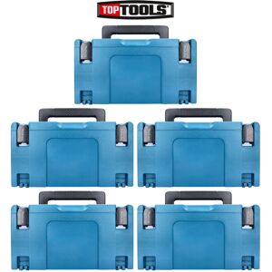 Makita Type 3 X 5 Makpac Stacking Connector Carry Case Type 3 5pk Makita Type 3 X 5 Makpac Stacking Connector Carry Case Type 3 5pk