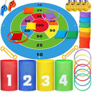 Does Not Apply Sports Day Kit - Outdoor Games Set With Potato Sack Race Bags & Traditional Lawn Does Not Apply Sports Day Kit - Outdoor Games Set With Potato Sack Race Bags & Traditional Lawn