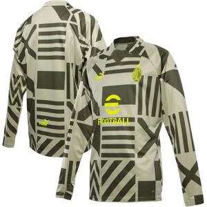 Ac Milan Men'S Sweatshirt (Size L) Puma Football Pre Match Knit Top - New Ac Milan Men'S Sweatshirt (Size L) Puma Football Pre Match Knit Top - New