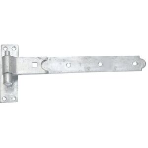 Onestopdiy New 8 X Flat Hook & Band Shed Door Hinges Galvanised 400mm X 45mm X 4.5mm - Onestopdiy New 8 X Flat Hook & Band Shed Door Hinges Galvanised 400mm X 45mm X 4.5mm -