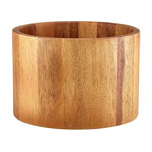 Genware Acacia Wood Straight Sided Bowl For Buffets And Displays 22.5 X 15cm Genware Acacia Wood Straight Sided Bowl For Buffets And Displays 22.5 X 15cm