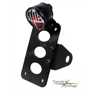Papandavillage \"Stop\" Side Mount Tail Light+license Plate Bracket For Harley Bobber Cafe Racer Papandavillage \"Stop\" Side Mount Tail Light+license Plate Bracket For Harley Bobber Cafe Racer
