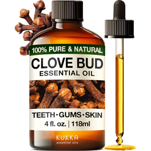 Does Not Apply Kukka Clove Oil For Teeth And Gums - 118ml - 100% Pure Natural Clove Essential O Does Not Apply Kukka Clove Oil For Teeth And Gums - 118ml - 100% Pure Natural Clove Essential O