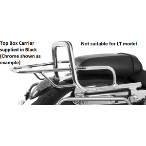 Becker Triumph Thunderbird 1600/1700 Commander/storm Top Box Carrier - Black H&b 2009- Becker Triumph Thunderbird 1600/1700 Commander/storm Top Box Carrier - Black H&b 2009-