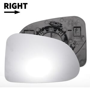 X Autohaux Car Right Side White Glass Mirror Glass W/ Back Non-Heated For Hyundai Santa Fe X Autohaux Car Right Side White Glass Mirror Glass W/ Back Non-Heated For Hyundai Santa Fe