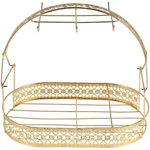 Sodial 3x(Gold -Capacity Storage Rack Plating Coffee Cup Hob Dish Rack Can Most1291 Sodial 3x(Gold -Capacity Storage Rack Plating Coffee Cup Hob Dish Rack Can Most1291