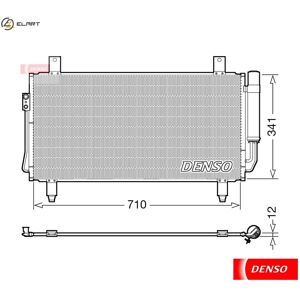 Denso Condenser Air Conditioning Dcn45006 For Mitsubishi Outlander/iii/suv 2.4l 4cyl Denso Condenser Air Conditioning Dcn45006 For Mitsubishi Outlander/iii/suv 2.4l 4cyl