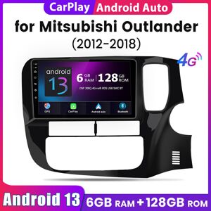 Junsun 6+128g Car Radio Stereo Gps Android13 Carplay For Mitsubishi Outlander 2012-2018 Junsun 6+128g Car Radio Stereo Gps Android13 Carplay For Mitsubishi Outlander 2012-2018
