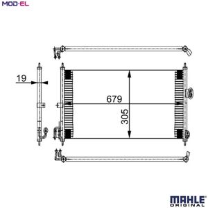 Mahle Condenser Air Conditioning Ac 252 000s For Nissan Sentra/ii/hatchback Pulsar Mahle Condenser Air Conditioning Ac 252 000s For Nissan Sentra/ii/hatchback Pulsar