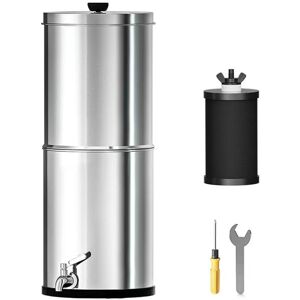 Water Filter System 1 Gallon Stainless Steel Countertop System With Filters^ Water Filter System 1 Gallon Stainless Steel Countertop System With Filters^
